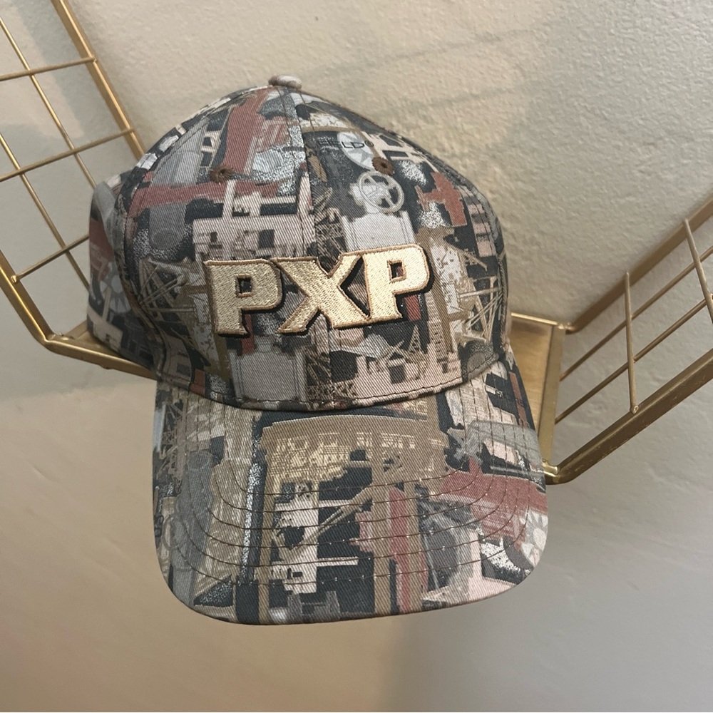 Oilfield Camo Cap Brown Baseball Hat